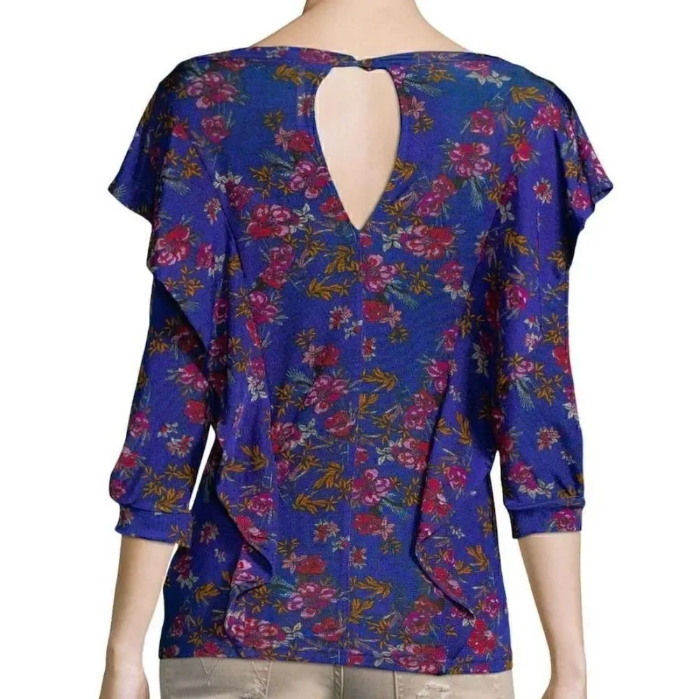 NWT FREE PEOPLE BLUE COMBO DOCK STREET TOP S,M